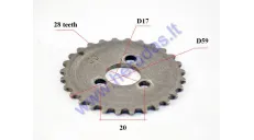 Camshaft gear for quad bike 110cc