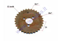 Camshaft gear for quad bike 125cc