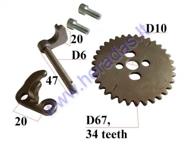 Camshaft gear ZS190-45 W190