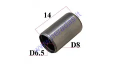 PIN BUSHING OF THE DRIVE COVER ENGINE GY6 4T 139QMB L14 OUTSIDE D8 INSIDE D6.5