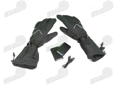 Pirštinės keturračiui, motociklui šildomos XL dydis reguliuojamas šildymas 3 rėžimai 1.5-4h