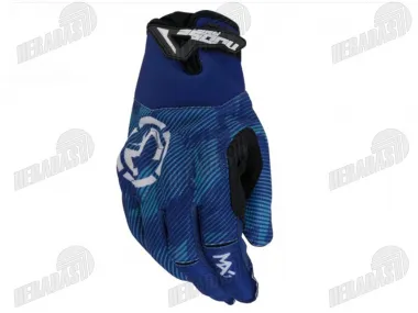 Pirštinės motociklininko MX1 MOOSE OFFROAD MĖLYNOS SPALVOS