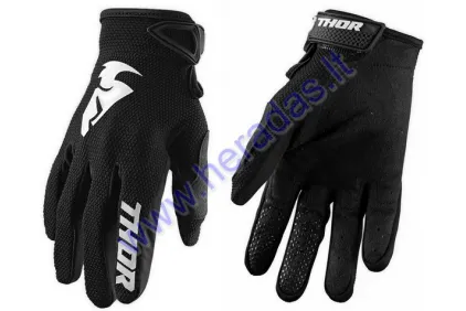 TEXTILE GLOVES OFF ROAD GLOVE THOR S20 SECTOR AC/BK MD