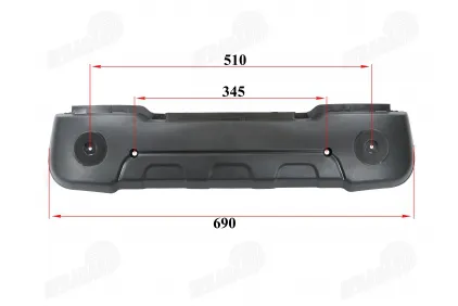 Plastikas galinis apatinis elektrinio skuterio keturračio COMFIMAX XL,  triračio MS03ROF su stogu