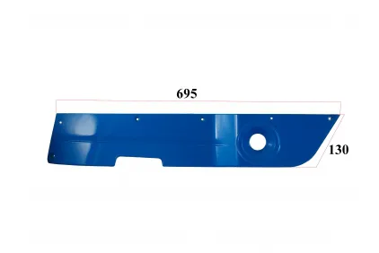 Plastikinė apdaila apatinė kairė motorolerio EPICO