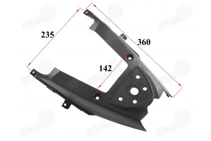 Plastikinė apdaila bagažinės motociklo tinka FR50