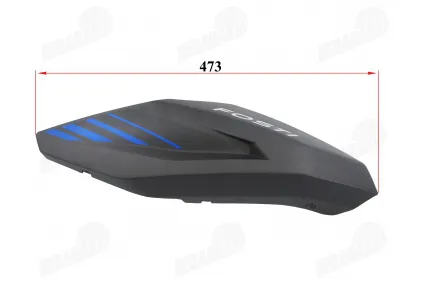 Plastikinė apdaila bako kairės pusės motociklo tinka FR50