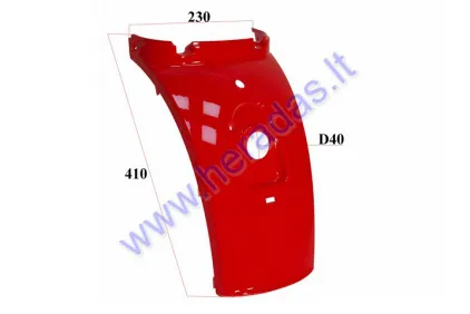 Plastikinė apdaila galinė CITYCOCO ES8018