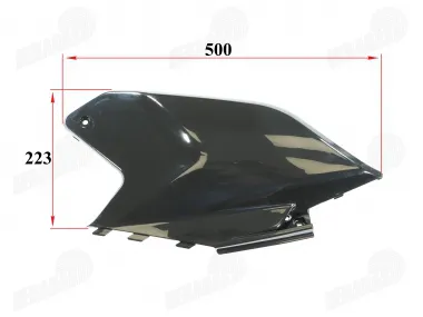 Plastikinė apdaila galinė dešinės pusės motociklo tinka DB50PRO