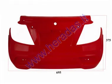 Plastic rear for electric tricycle MS031 MS041