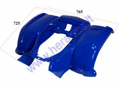 Rear plastic for quad bike