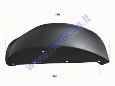 PLASTIC REAR LEFT WING OF ELECTRIC SCOOTER TRICYCLE CITYCOCO ES8009