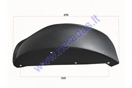 PLASTIC REAR LEFT WING OF ELECTRIC SCOOTER TRICYCLE CITYCOCO ES8009