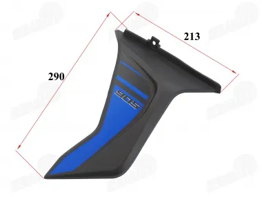 Plastic trim left side lower for motorcycle fits FR50