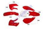 Plastic for cross enduro motorcycle 125-250cc