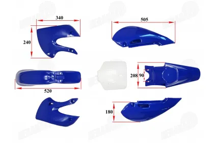 Plastic for cross enduro motorcycle 125-250cc