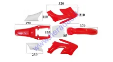 Plastic cover set for mini motorcycle 50cc DELTA design