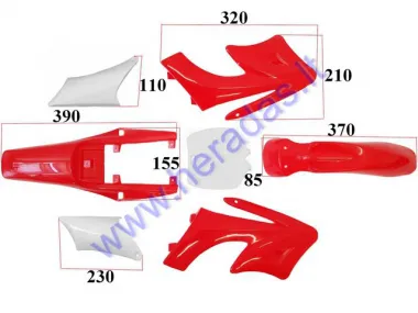 Plastic cover set for mini motorcycle 50cc DELTA design