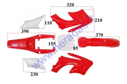 Plastikinė apdaila mini motociklo 50cc DELTA dizaino