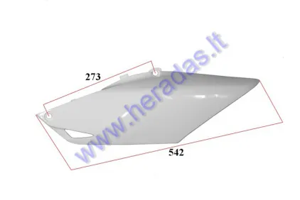 Plastikinė apdaila motociklo MTL250 po sėdyne galinė, kairė pusė MOTOLAND