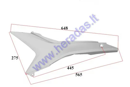 Plastikinė apdaila motociklo MTL250 po sėdyne kairė pusė MOTOLAND