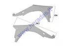 Plastikinė apdaila motociklo MTL250 prie bako 2 vnt. MOTOLAND