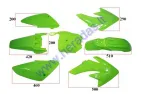 Plastic cover set for motorcycle 125-150cc