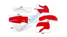 Plastic cover set for motorcycle 125-150cc fits models TORNADO