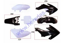 Plastic cover set for motorcycle 50-150cc fits models BULL STORM