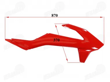 Plastikinė apdaila pagrindinė dešinės pusės motociklo tinka DB50PRO