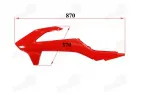 Plastic trim main left side for motorcycle fits DB50PRO