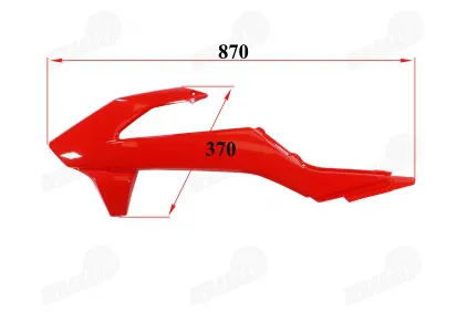 Plastic trim main left side for motorcycle fits DB50PRO