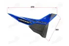 Plastic trim under the seat, right side for motorcycle fits FR50
