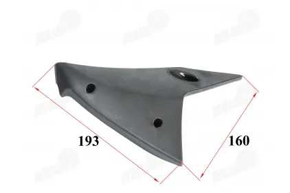 Plastic to the tank right side for motorcycle fits FR50