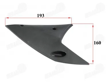 Plastic to the tank left side for motorcycle fits FR50