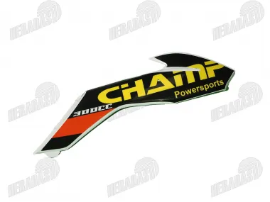 Plastikinė apdaila priekinė dešinės pusės prie bako tinka CHAMPION 300 CC CH300