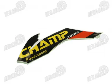 Plastikinė apdaila priekinė kairės pusės prie bako tinka CHAMPION 300 CC CH300