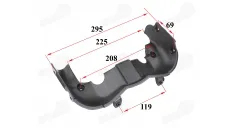 Front plastic fuel tank for motorcycle Naked50