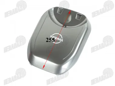 Plastikinė apdaila priekinė po žibintu elektrinio triračio PRAKTIK1 EKO