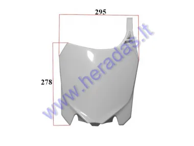 Front plastic cover for motorcycle, fits MTL250