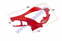 Plastic headlight-dashboard front cover for electric trike scooter MS04