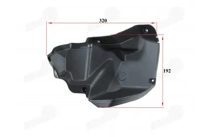 Plastikinė apdaila priekinei daiktadėžei motorolerio, skuterio tinka FLASH50
