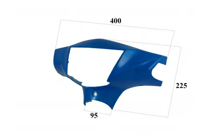 Plastikinė apdaila priekinio žibinto motorolerio EPICO