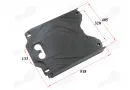 Plastic trim at the front under the legs for electric scooter COMFIMAX two seater, COMFIMAX two seater with roof