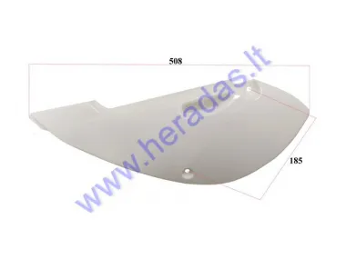 Plastic cover rear for left side motorcycle 125-150cc fits TORNADO