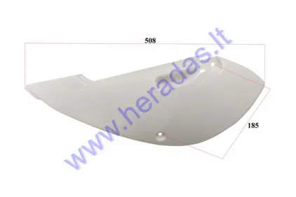 Plastikinė apdaila šoninė galinė kairės pusės motociklui 125-150cc tinka modeliams TORNADO