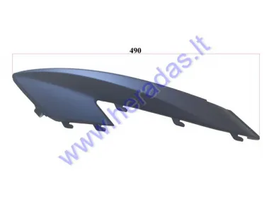 Plastikinė apdaila šoninės viršutinės  dešinės pusės apatinė dalis motorolerio SKYHAWK