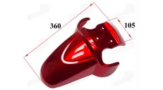 Front fender plastic for electric tricycle MS03ROF with roof