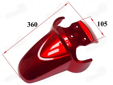 Front fender plastic for electric tricycle MS03ROF with roof