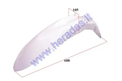 Front fender for motorcycle universal